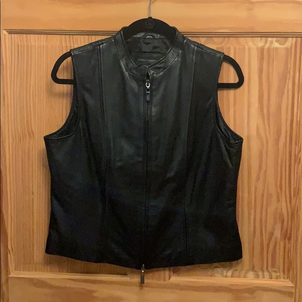 Siena Studio Leather Biker Vest